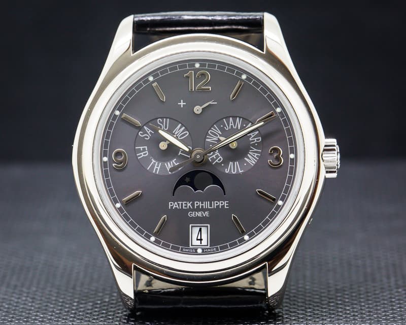 Patek Philippe Annual Calendar Grey Dial White Gold
