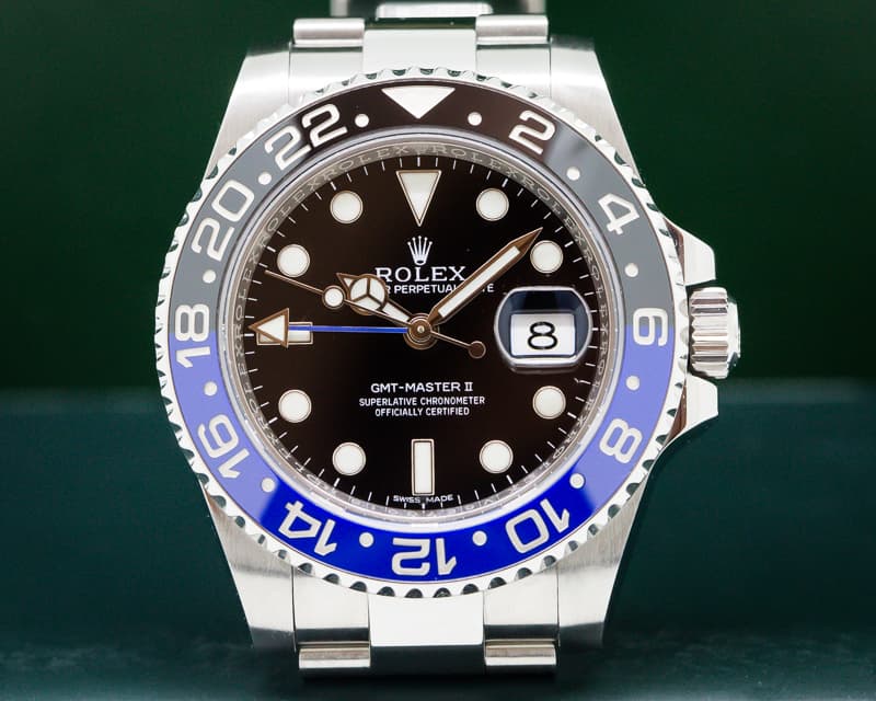 Rolex GMT Master II Ceramic Black & Blue SS 