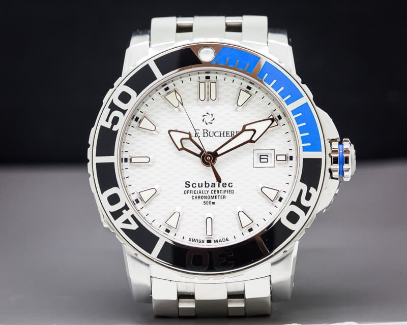 Carl. F Bucherer Patravi Scuba Tech SS / SS Bracelet Certified Chronome