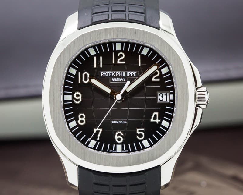 Patek Philippe Aquanaut SS / SS "TIFFANY & CO" + Rubber Strap & Buckle 