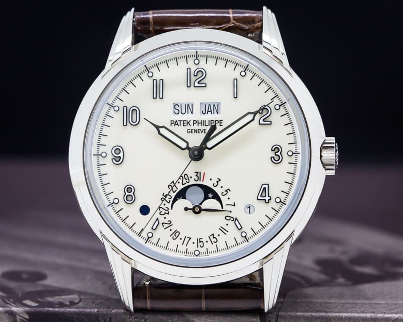 Patek Philippe Perpetual Calendar 2017 BASEL RELEASE 18K White Gold UNWORN