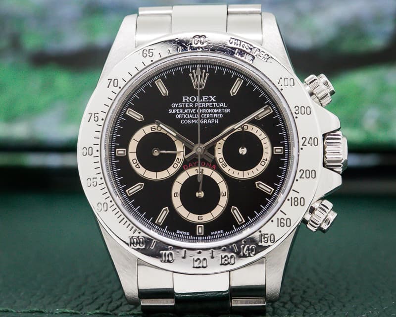 Rolex Daytona SS Black Dial Zenith Movement A Series
