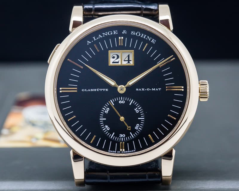 A. Lange and Sohne Grand Langematik Date Rose Gold