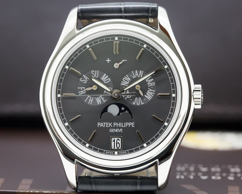 Patek Philippe Annual Calendar Grey Dial Platinum
