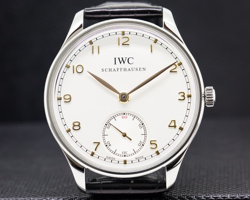 IWC Portuguese Hand Wound Silver Dial