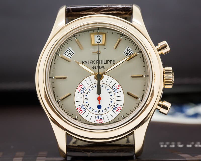 Patek Philippe Annual Calendar Chronograph 18K Rose Gold

