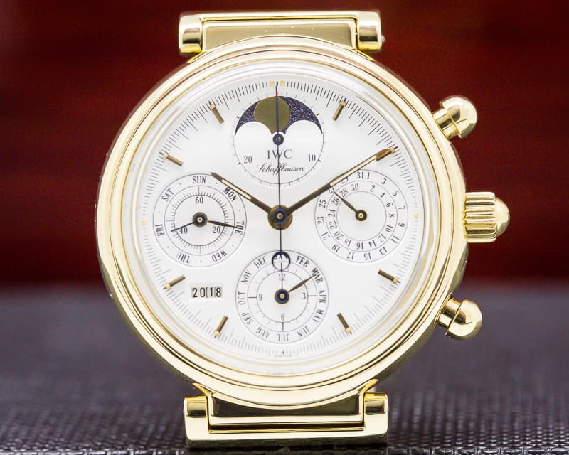 IWC Da Vinci Perpetual Calendar Chronograph 18K Yellow Gold