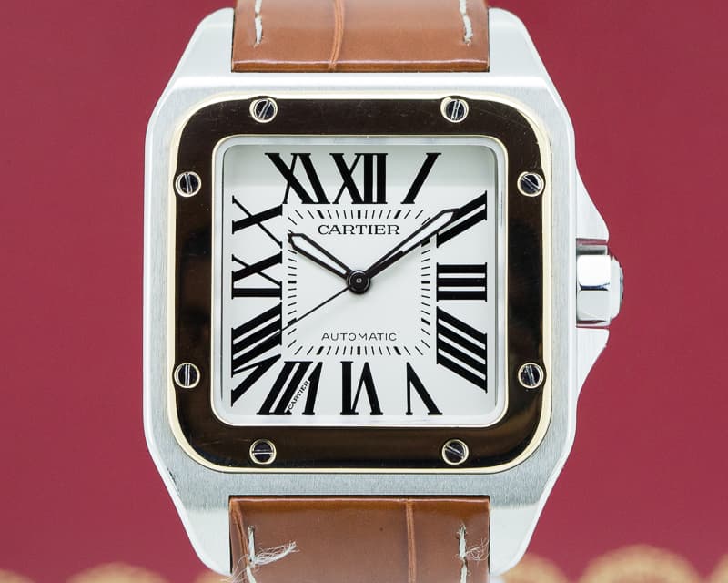 Cartier Santos 100 SS / 18K Yellow Gold