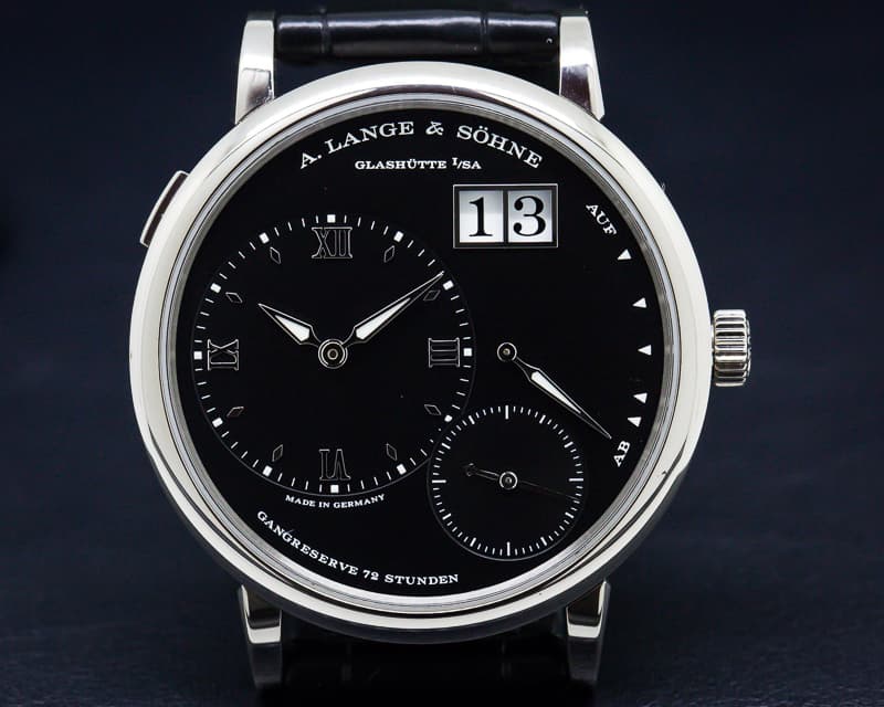 A. Lange and Sohne Grand Lange 1 Black Dial 