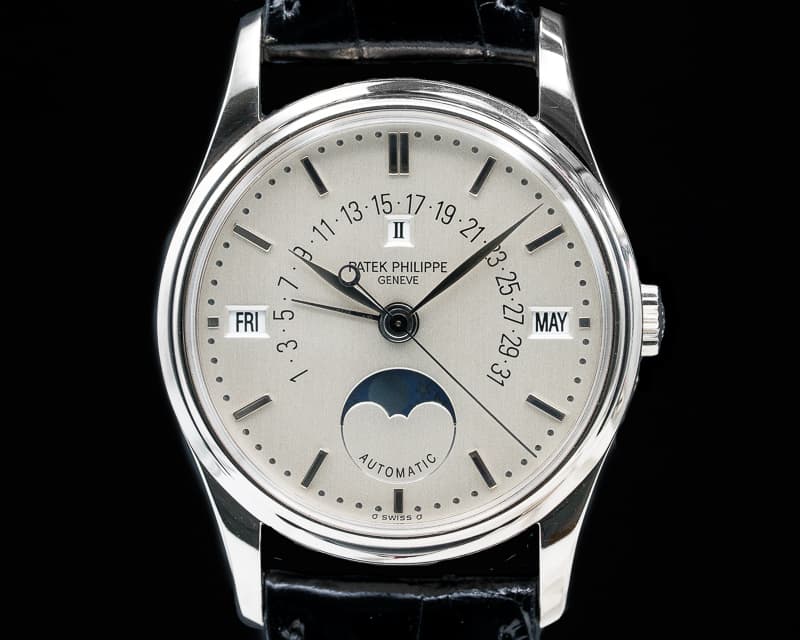 Patek Philippe Retrograde Perpetual Calendar 18K White Gold UNPOLISHED