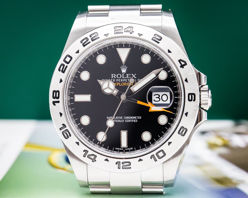 Rolex Explorer II Black Dial SS / SS
