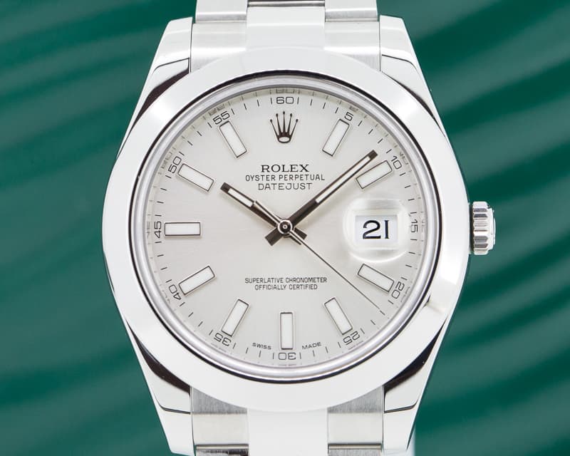Rolex Datejust II SS Silver Dial 