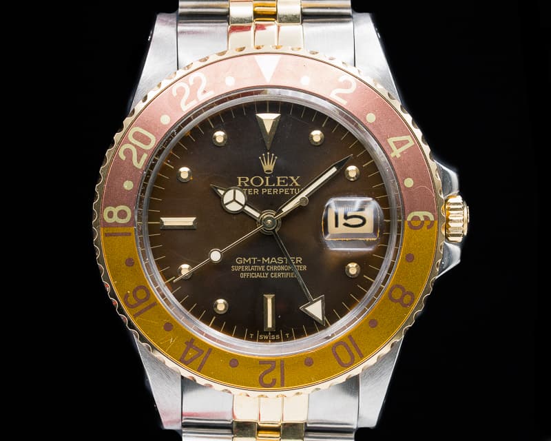 Rolex GMT Master Brown Nipple Dial "Root Beer" Bezel c. 1979