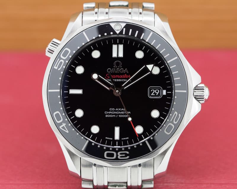 Omega Seamaster Professional SS Co-Axial Black Ceramic Bezel
