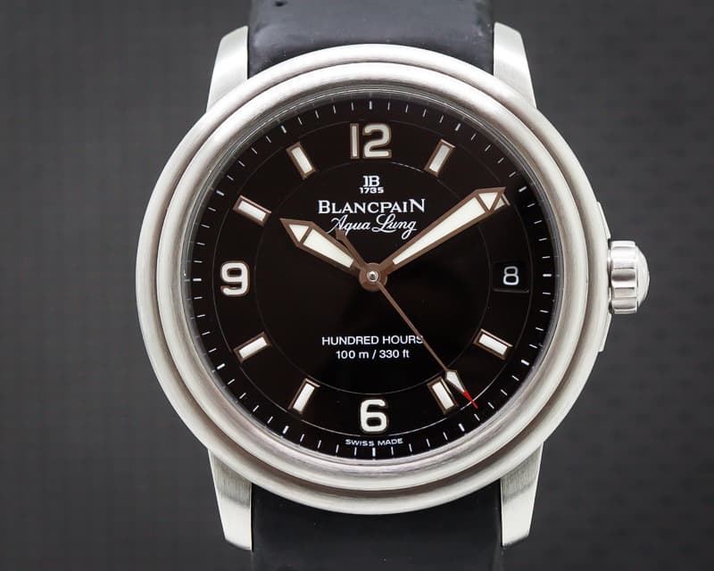 Blancpain Leman Aqualung Ultra Slim Automatic SS / Strap