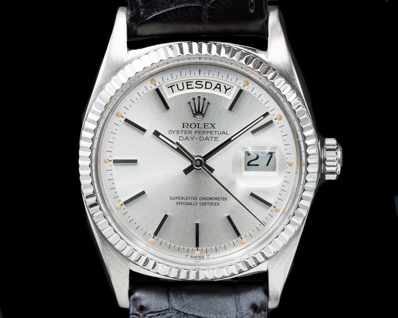 Rolex Oyster Perpetual Day Date 18K White Gold