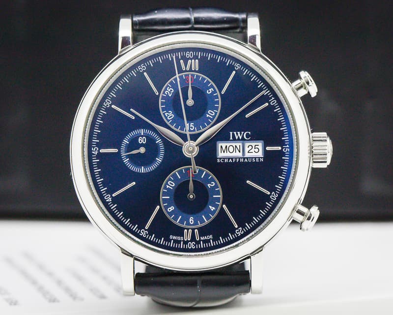 IWC Portofino Chronograph Limited Edition Blue Dial SS