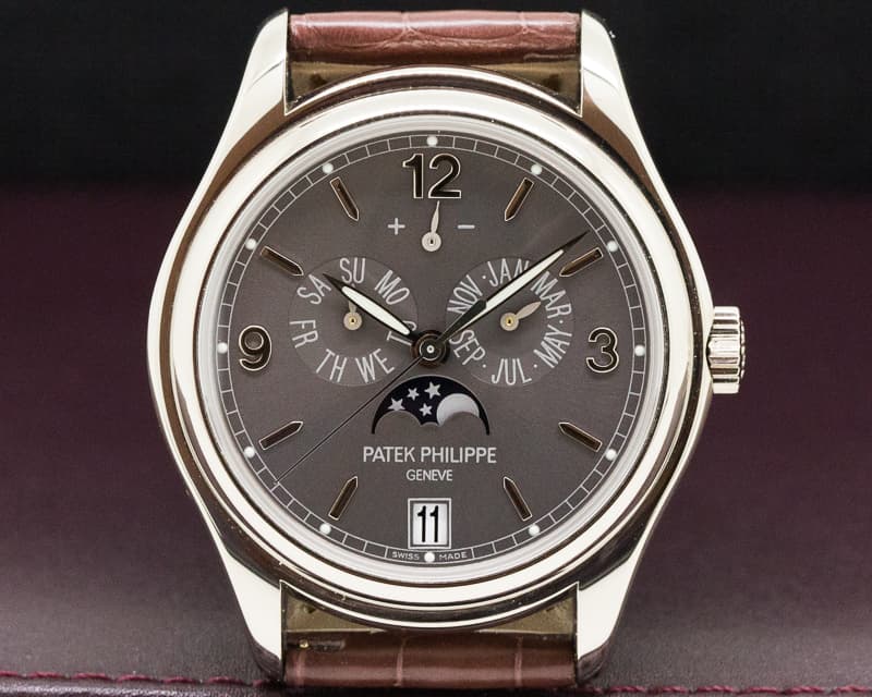 Patek Philippe Annual Calendar Grey Dial White Gold
