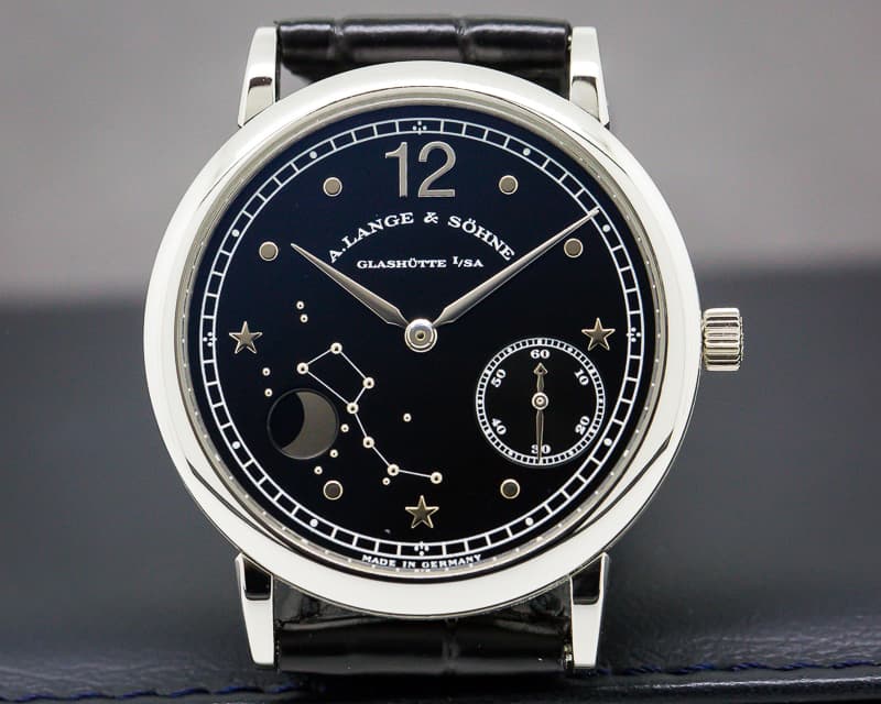A. Lange and Sohne 1815 Moonphase Homage to Emil Lange Platinum Limited