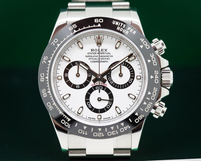 Rolex Daytona Ceramic Bezel SS / White Dial