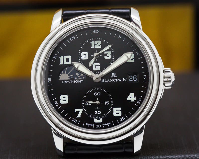 Blancpain Leman Timezone Military Dial SS