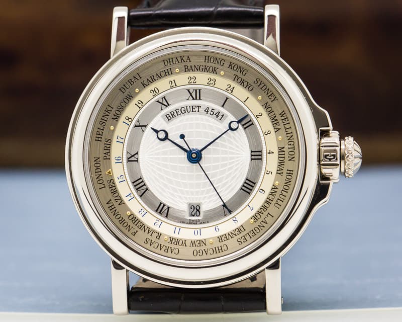 Breguet Marine Hora Mundi 18K White Gold