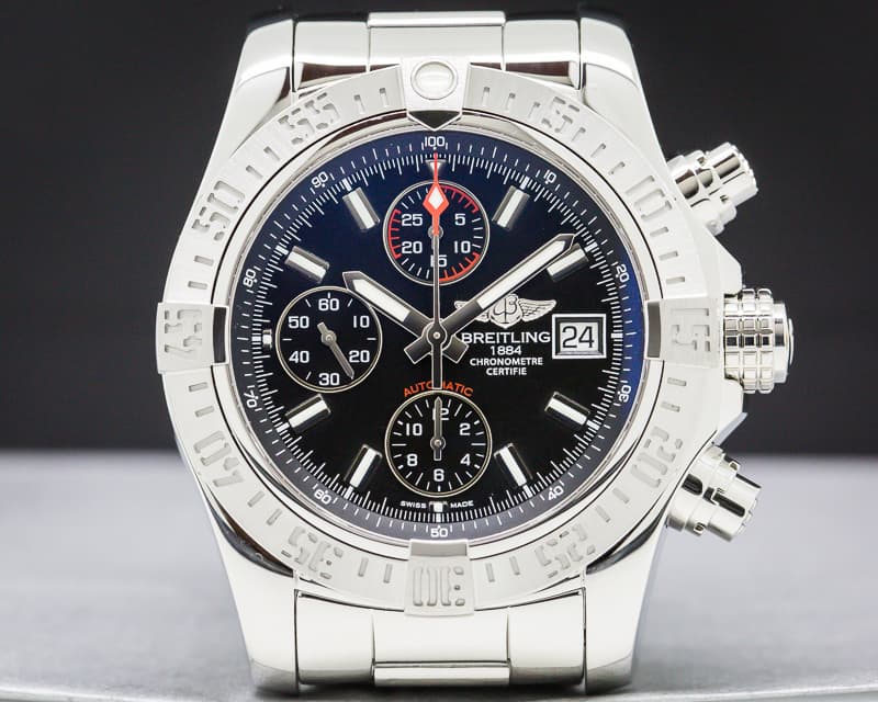 Breitling Avenger II black Dial SS/SS UNWORN