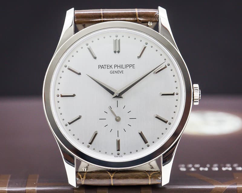 Patek Philippe Calatrava 18K White Gold Manual Wind