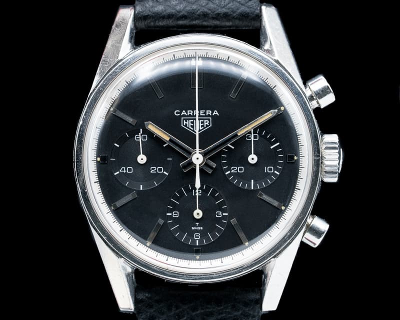 Heuer Vintage Carrera Valjoux 72 Circa 1960s