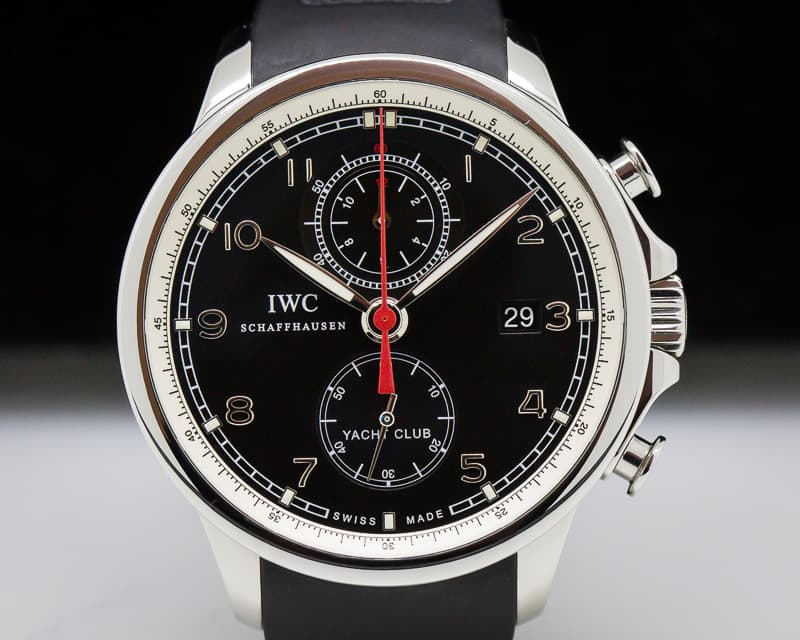 IWC IWC Portuguese Yacht Club Flyback SS Black Dial