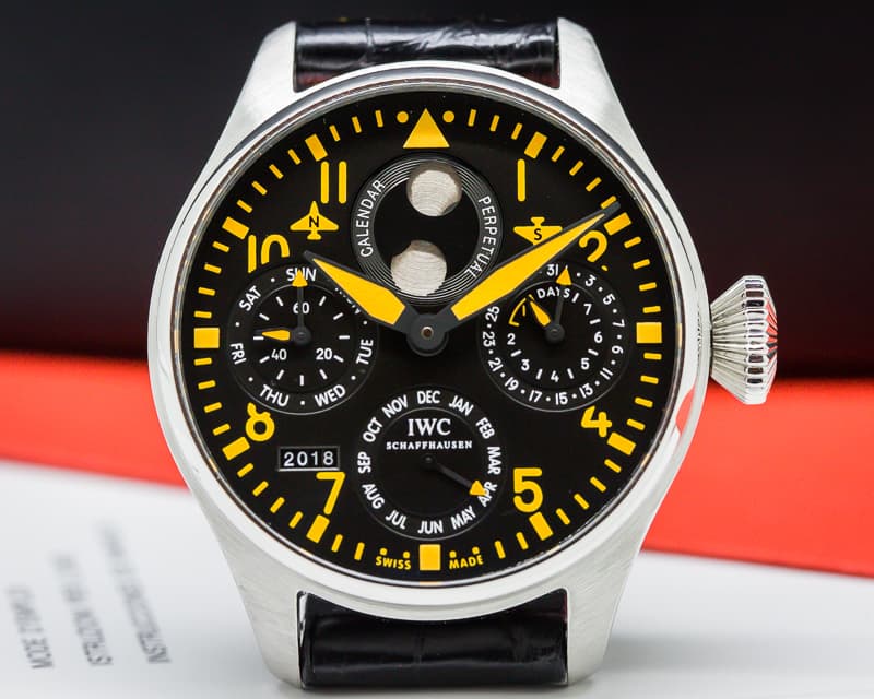 IWC Big Pilot Orange Perpetual Calendar SS LIMITED