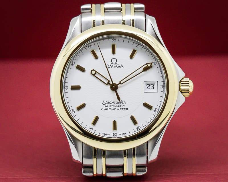 Omega Seamaster 120M White Dial SS / 18K 