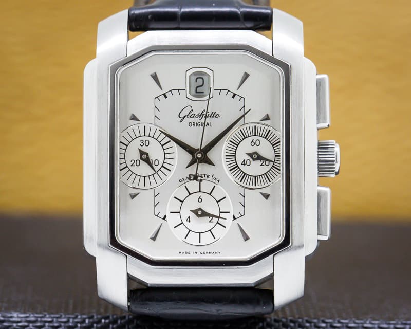 Glashutte Original Senator Karree Chronograph SS