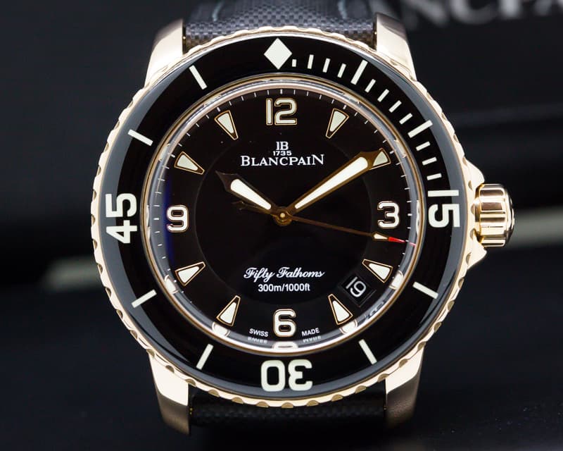 Blancpain Fifty Fathoms 18K Rose Gold / Kevlar 