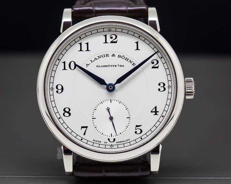 A. Lange and Sohne 1815 18K White Gold Silver Dial 