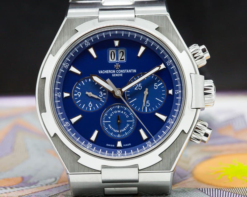 Vacheron Constantin Overseas Chronograph Blue Dial SS / SS  