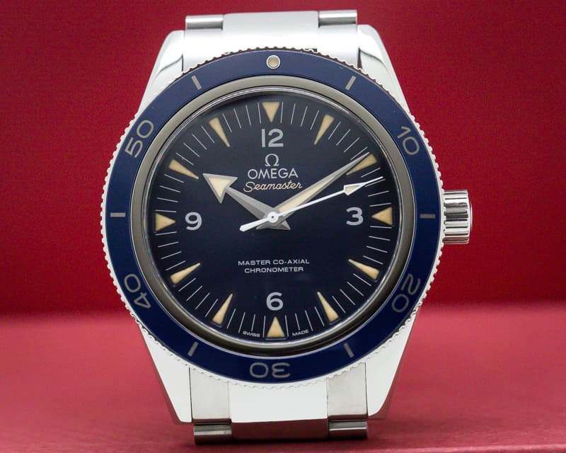Omega Omega SeaMaster 300M Blue Dial Blue Bezel Co-Axial Titanium 41MM