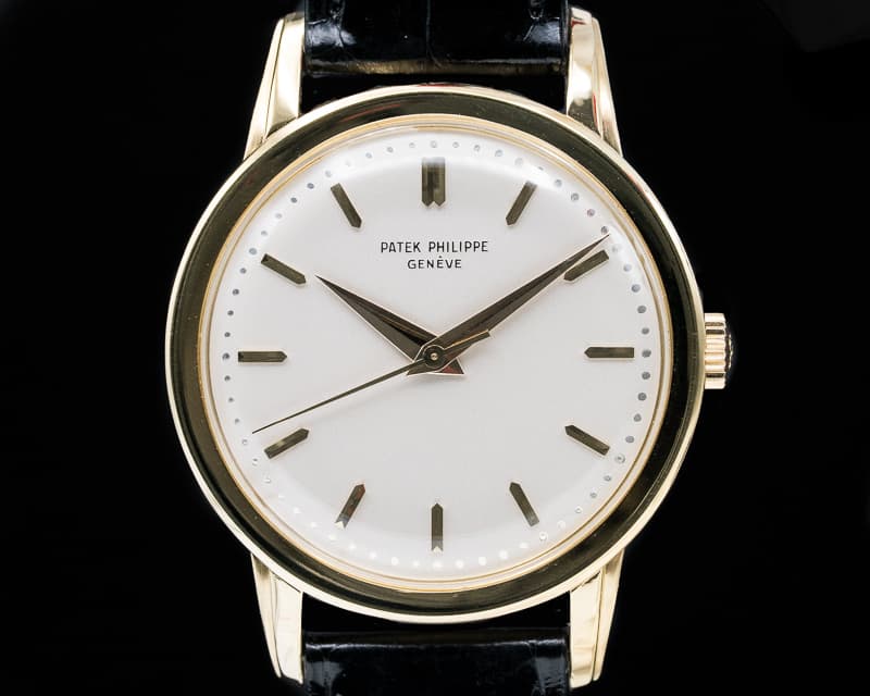 Patek Philippe Calatrava 2481 Manual Center Seconds Fancy Lugs 18K Yellow Gold 