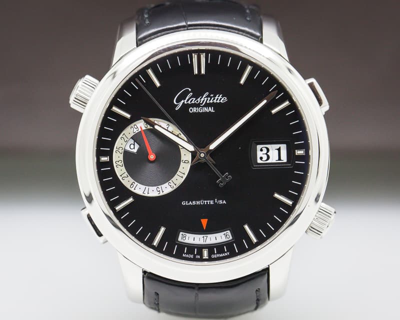 Glashutte Original Senator Diary SS Black Dial