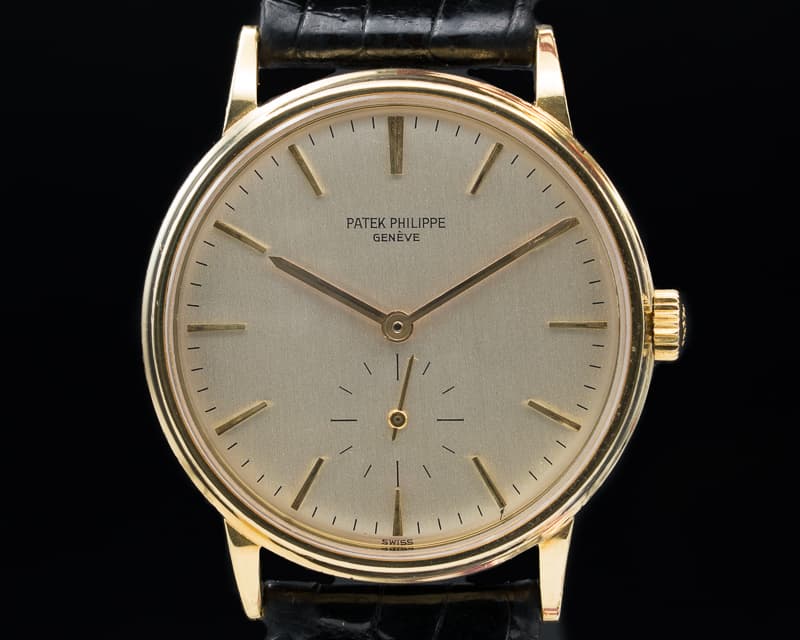 Patek Philippe Calatrava Automatic 1968 DISPLAY BACK 18k Yellow Gold