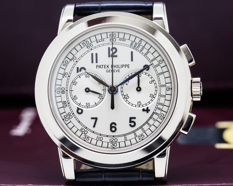 Patek Philippe 5070 White Gold Chronograph UNPOLISHED 