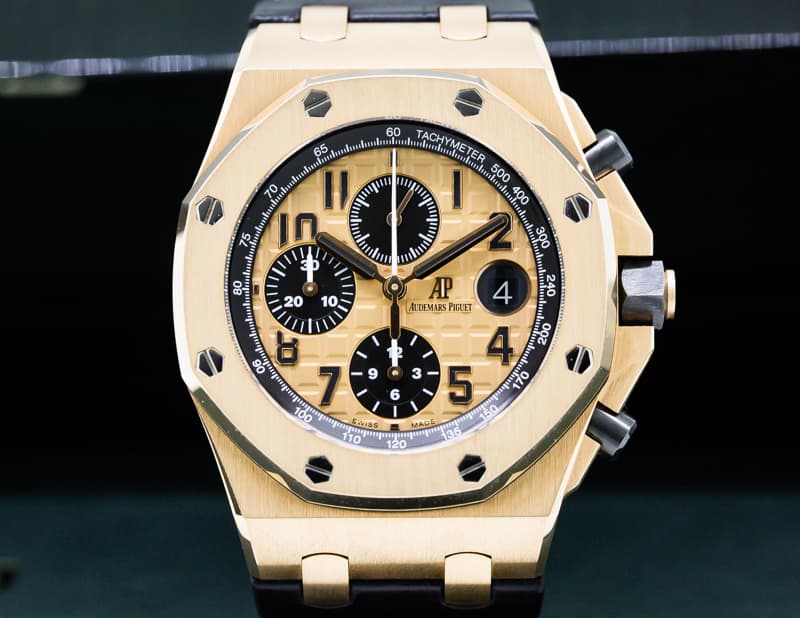 Audemars Piguet Royal Oak Offshore 18k Rose Gold / Alligator 