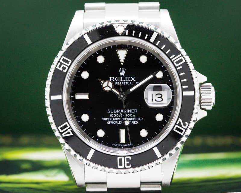 Rolex Submariner SS Black Dial 