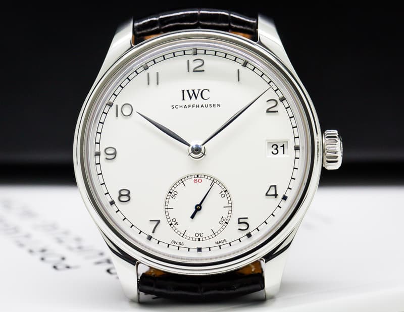 IWC Portuguese Hand Wound Eight Days SS / Silver Dial