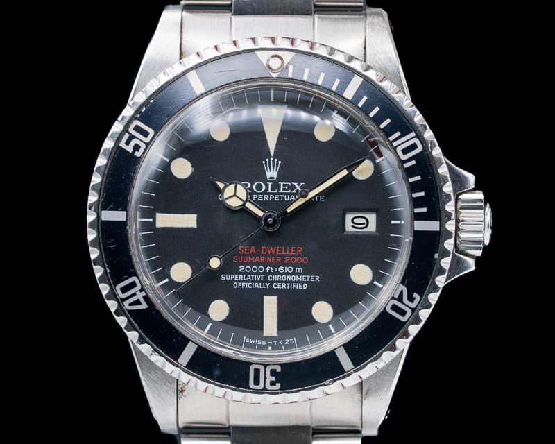 Rolex Vintage "Double Red" Sea Dweller Mark III Dial SS / SS