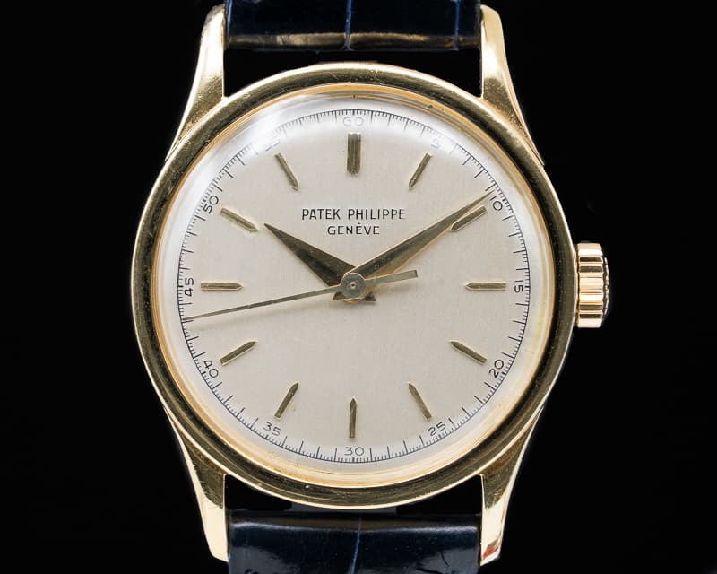 Patek Philippe Calatrava 2555 Manual Center Seconds 18K Yellow gold