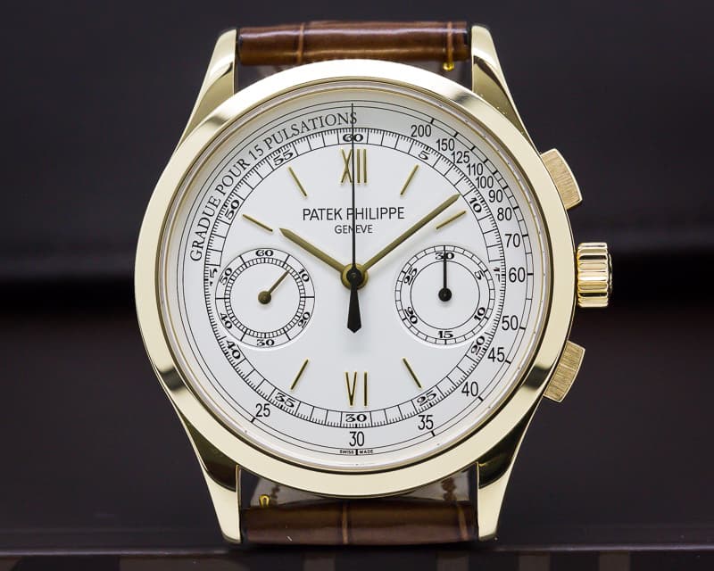 Patek Philippe Chronograph 18K Yellow Gold Pulsation Dial