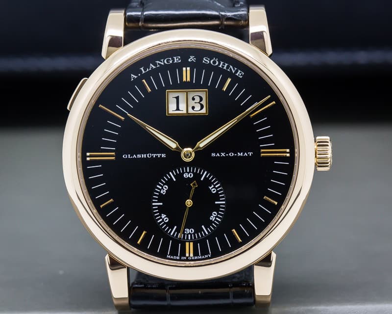 A. Lange and Sohne Grand Langematik Date Rose Gold