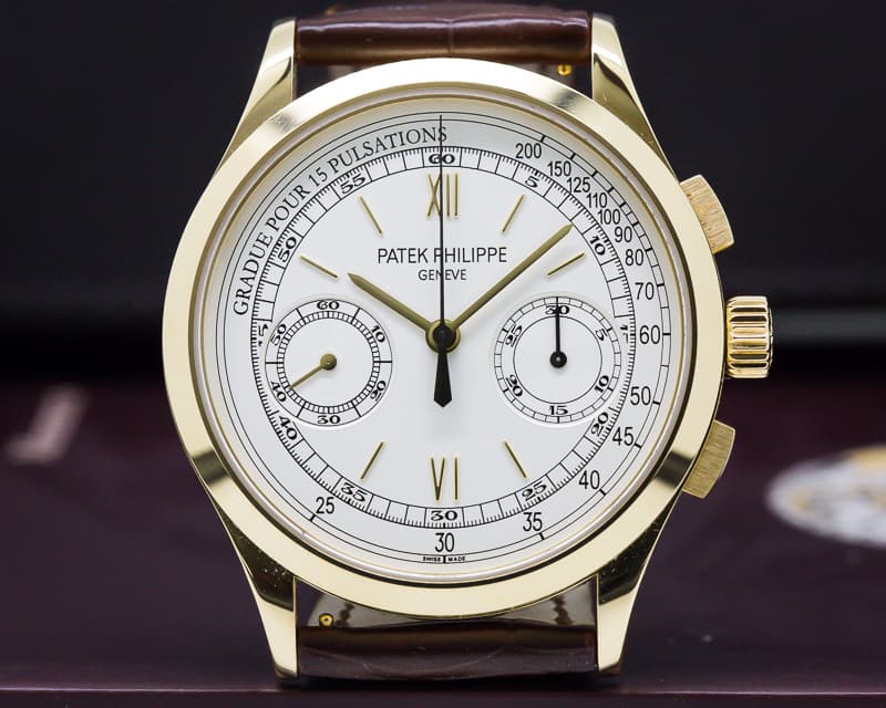 Patek Philippe Chronograph 18K Yellow Gold Pulsation Dial