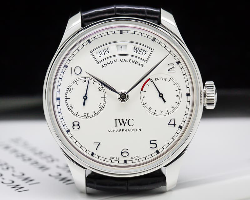 IWC Portuguese Annual Calendar SS Silver Dial